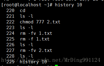 绝对路径和相对路径,cd 命令,rm 命令,history 命令详解