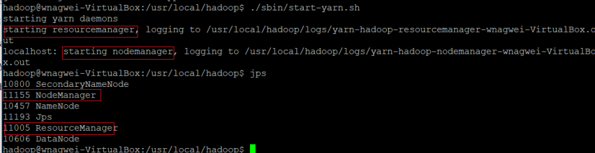 Hadoop - 6. 启动 Yarn