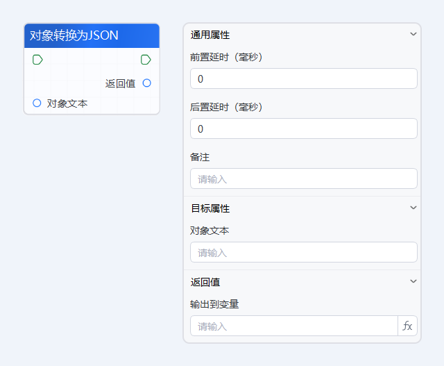 对象转换为JSON