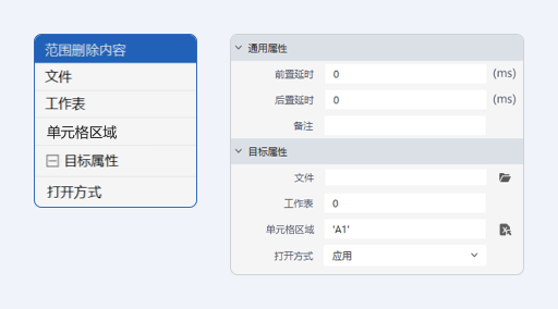 范围删除内容