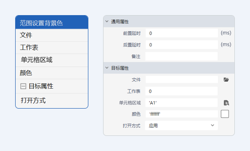 范围设置背景色