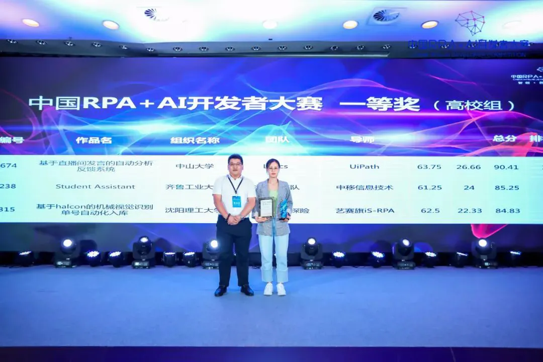 首届中国「RPA+AI 开发者大赛」落幕，艺赛旗载誉归来