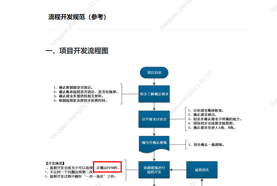 关于 RPA 开发规范